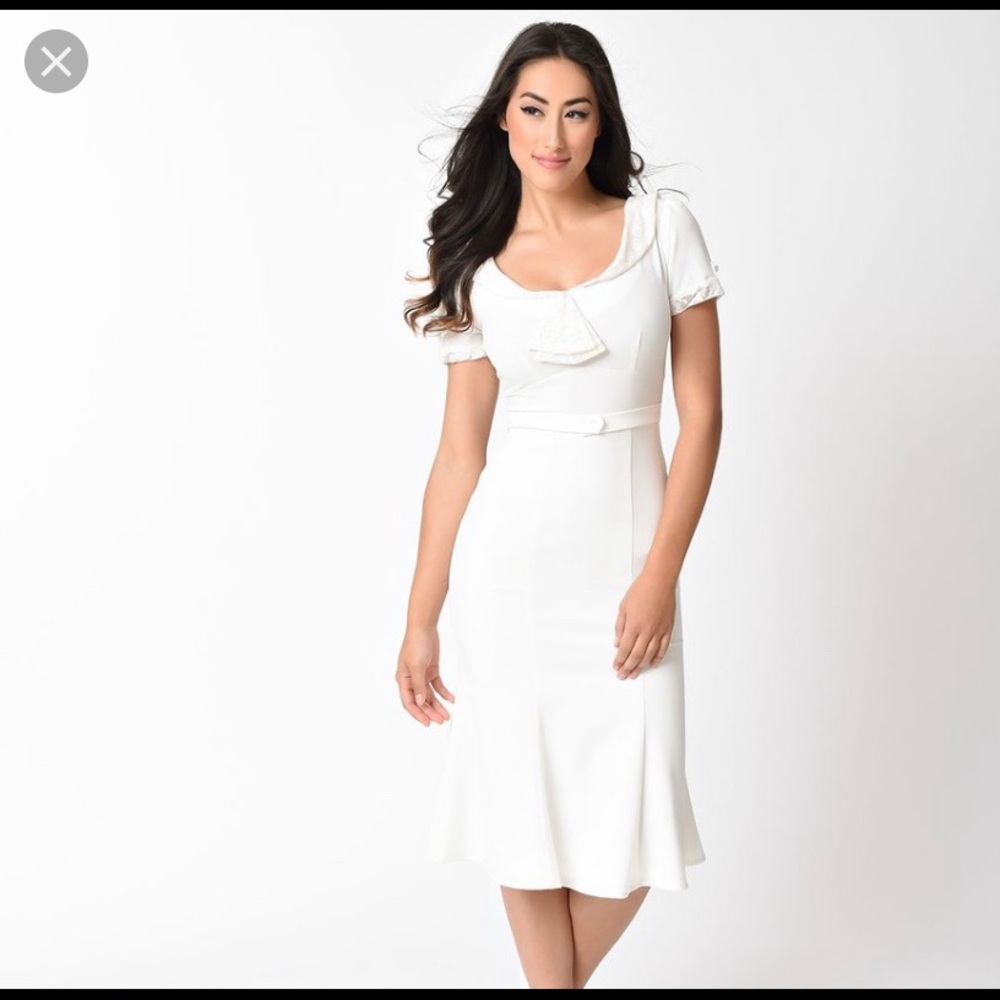 Stop Staring Ivory Railene dress , size Small NEW!